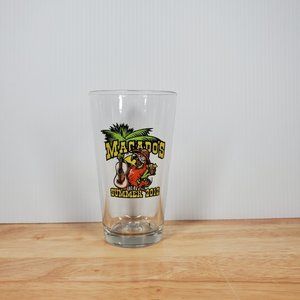 Macado’s Beer Pint Glass 16 oz. with Summer Margaritaville 2012 Graphic EUC